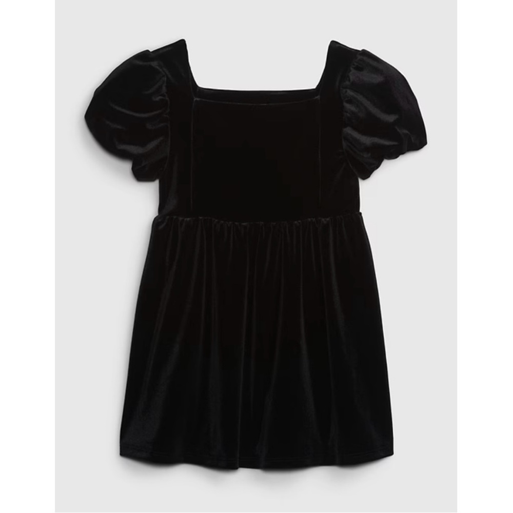 GAP Toddler Puff Sleeve Velvet Dress (3 years)